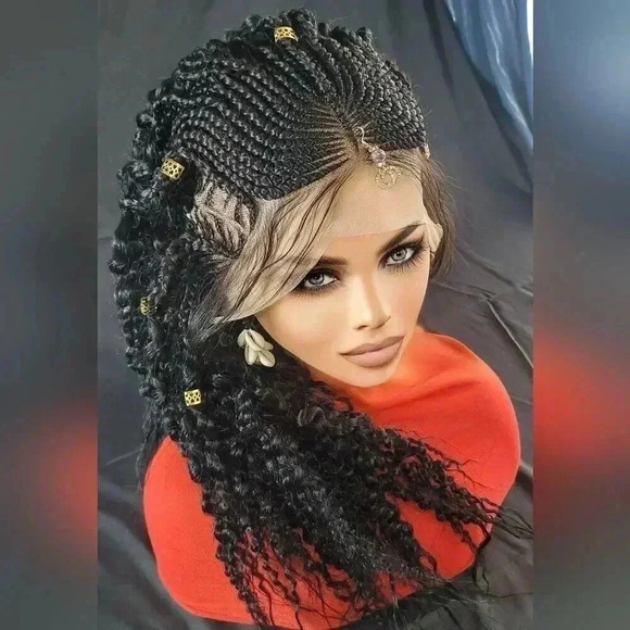 Premium Handmade BraidedLace Wigs for Working Women -Versatile, Lightweight, NWT - Picture 12 of 15